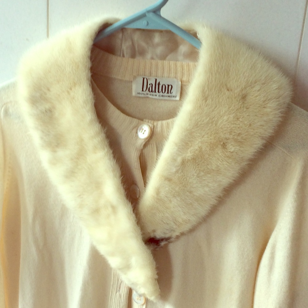 rabbit fur collar